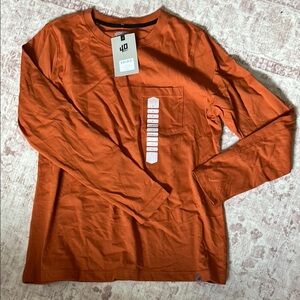 Duluth Orange Long Sleeve Tee Classic Crew
